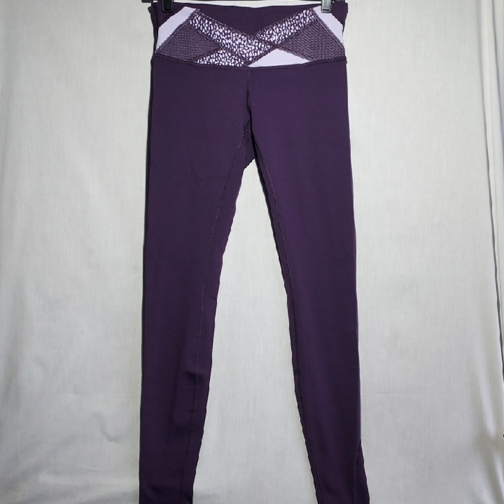 Lululemon Wunder Under Womens Leggings‎ Size 6 In Zinfandel